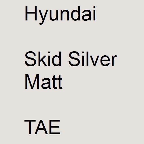 Hyundai, Skid Silver Matt, TAE.